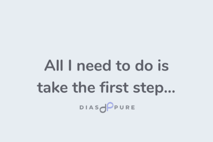 All I need to do is take the first step