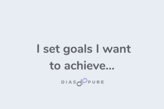 I set goals I want to achieve